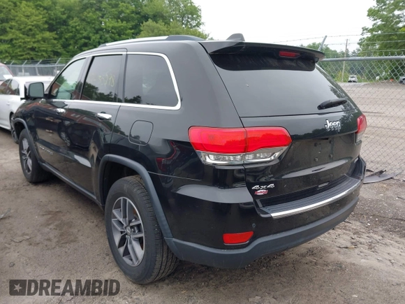 2017 Jeep Grand Cherokee Limited with VIN 1C4RJFBG2HC631635, listed as a IAAI auction lot 42435298 with 119,929 mi miles and . Bid and sale history available at DreamBid. Image 3.