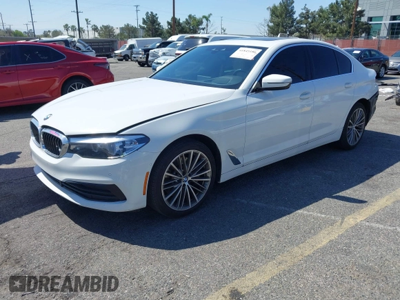 2020 BMW 5 Series 530i with VIN WBAJR3C06LCE63836, listed as a IAAI auction lot 41845186 with 54,559 mi miles and . Bid and sale history available at DreamBid. Image 2.