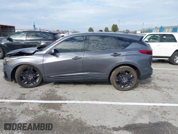 2020 Acura RDX w/A-Spec Pkg with VIN 5J8TC2H67LL035020, listed as a IAAI auction lot 40888631 with 37,953 mi miles. Bid and sale history available at carsss.com. Image 14.