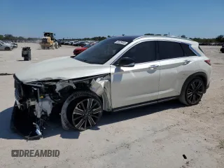 2021 Infiniti QX50 LUXE with VIN 3PCAJ5BA4MF111226, listed as a Copart auction lot 48625905 with 72,386 mi miles and Non Repairable. Bid and sale history available at carsss.com. Image 1.