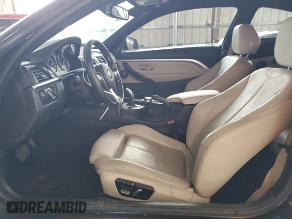 2017 BMW 4 Series 440i with VIN WBA4P1C52HK522510, listed as a Copart auction lot 76558174 with 76,685 mi miles and Salvage Title. Bid and sale history available at carsss.com. Image 7.