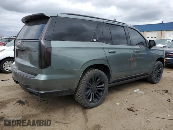 2023 Cadillac Escalade 4WD Sport with VIN 1GYS4FKL0PR211660, listed as a Copart auction lot 53111135 with 26,353 mi miles and Clean title. Bid and sale history available at DreamBid. Image 3.