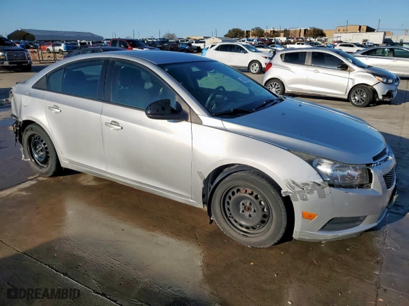 2014 Chevrolet Cruze LS with VIN 1G1PA5SH0E7487221, listed as a Copart auction lot 48342245 with 134,240 mi miles and Salvage Title. Bid and sale history available at carsss.com. Image 4.