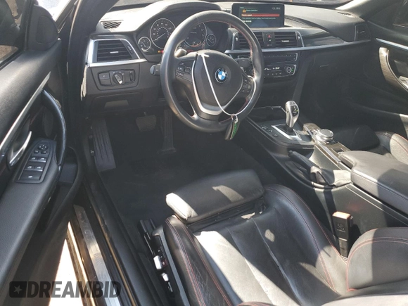 2018 BMW 4 Series 430i with VIN WBA4Z1C57JEC60579, listed as a Copart auction lot 55605845 with 73,305 mi miles and Salvage title. Bid and sale history available at DreamBid. Image 8.
