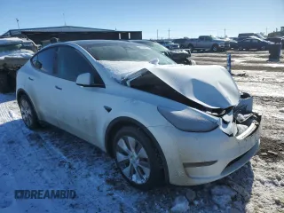 2022 Tesla Model Y Long Range z VIN 7SAYGDEE1NA009664, wystawiony jako Copart lot #41533925 z przebiegiem 36 126 mil mil oraz Szkody całkowita. Historia ofert i sprzedaży dostępna na DreamBid. Obrazek 4.