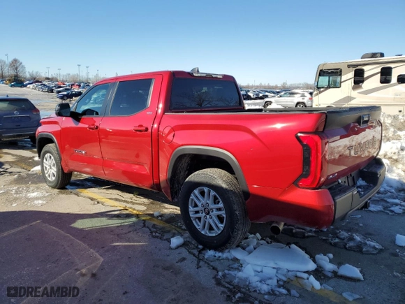 2025 Toyota Tundra 4WD SR with VIN 5TFLA5DBXSX238970, listed as a Copart auction lot 86693644 with 380 mi miles and Salvage Title. Bid and sale history available at carsss.com. Image 2.