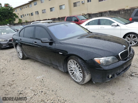 2008 BMW 7 Series 750Li with VIN WBAHN83538DT79037, listed as a Copart auction lot 71724854 with 88,507 mi miles and Clean Title. Bid and sale history available at carsss.com. Image 5.