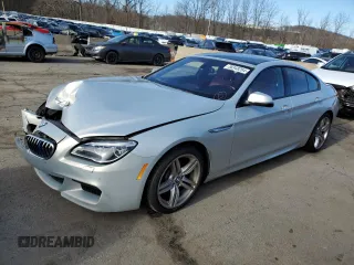 2017 BMW 6 Series 640i xDrive with VIN WBA6D2C56HGT66482, listed as a Copart auction lot 38348264 with 90,809 mi miles. Bid and sale history available at carsss.com. Image 1.
