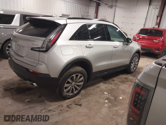 2021 Cadillac XT4 FWD Sport with VIN 1GYFZER40MF061378, listed as a IAAI auction lot 41744219 with 33,750 mi miles and . Bid and sale history available at DreamBid. Image 4.