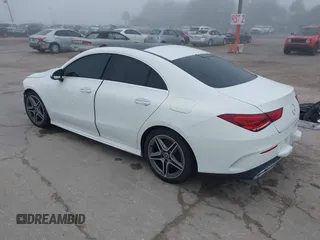 2020 Mercedes-Benz CLA with VIN WDD5J4HB6LN007175, listed as a IAAI auction lot 41480205 with 56,172 mi miles. Bid and sale history available at carsss.com. Image 3.