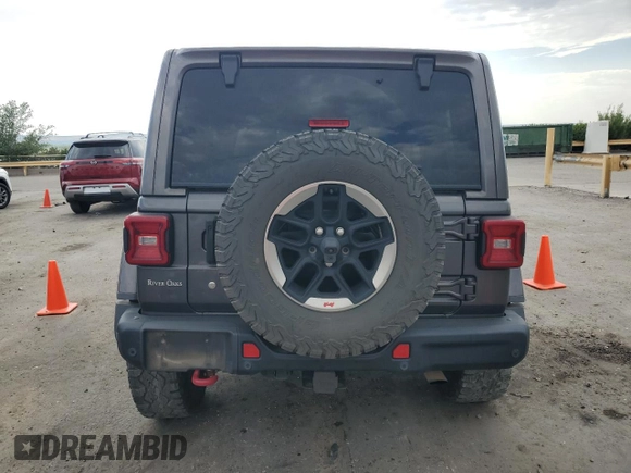 2018 Jeep Wrangler Unlimited Rubicon с VIN 1C4HJXFG1JW213986, выставлен на аукционе Copart как лот 60752665 с пробегом 112 214 миль миль и Списание • Salvage title. История ставок и продаж доступна на DreamBid. Изображение 6.
