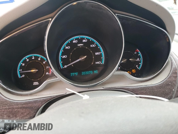 2009 Chevrolet Malibu 2LT with VIN 1G1ZJ57B09F140898, listed as a Copart auction lot 55636955 with 203,070 mi miles and Salvage Title. Bid and sale history available at DreamBid. Image 9.