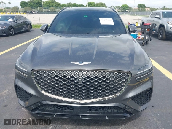2023 Genesis GV70 2.5T with VIN KMUMADTBXPU094777, listed as a IAAI auction lot 42447363 with 31,683 mi miles and . Bid and sale history available at DreamBid. Image 12.