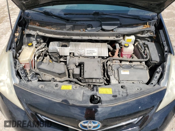 2014 Toyota Prius Two with VIN JTDZN3EU1E3328989, listed as a Copart auction lot 53816595 with 171,025 mi miles and Salvage Title. Bid and sale history available at DreamBid. Image 12.