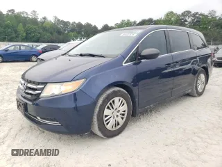 2015 Honda Odyssey LX с VIN 5FNRL5H20FB019725, выставлен на аукционе Copart как лот 54432525 с пробегом 122 151 миль миль и Списание • Salvage title. История ставок и продаж доступна на DreamBid. Изображение 1.