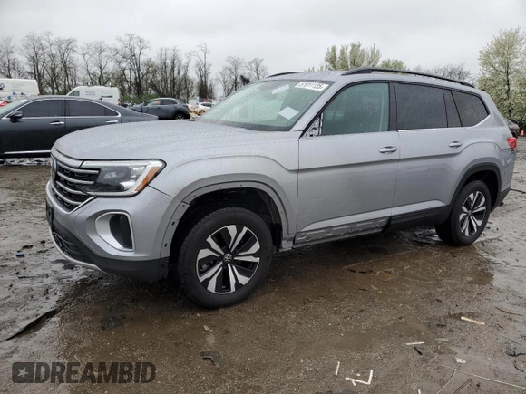 2024 Volkswagen Atlas SE с VIN 1V2DR2CAXRC554731, выставлен на аукционе Copart как лот 51911135 с пробегом 15 953 миль миль и Списание • Salvage title. История ставок и продаж доступна на DreamBid. Изображение 1.