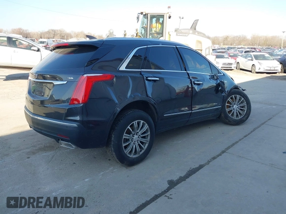 2017 Cadillac XT5 Luxury FWD with VIN 1GYKNBRS0HZ105603, listed as a IAAI auction lot 41786673 with 75,482 mi miles. Bid and sale history available at carsss.com. Image 4.