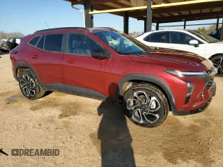 2024 Chevrolet Trax 2RS with VIN KL77LJE25RC007850, listed as a Copart auction lot 46235095 with 13,904 mi miles and Salvage Title. Bid and sale history available at DreamBid. Image 4.