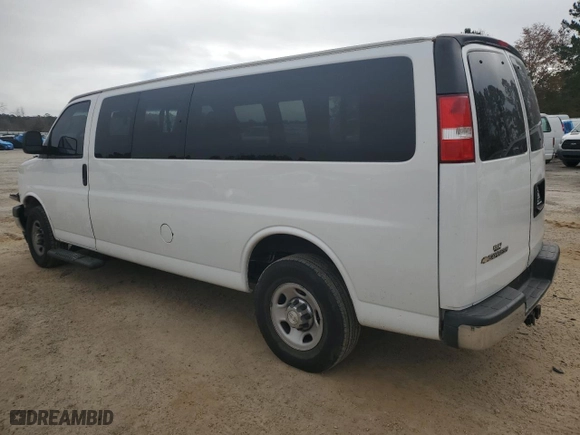 2017 Chevrolet Express Passenger LT with VIN 1GAZGPFF4H1343450, listed as a Copart auction lot 84738374 with 152,461 mi miles and Salvage Title. Bid and sale history available at carsss.com. Image 2.