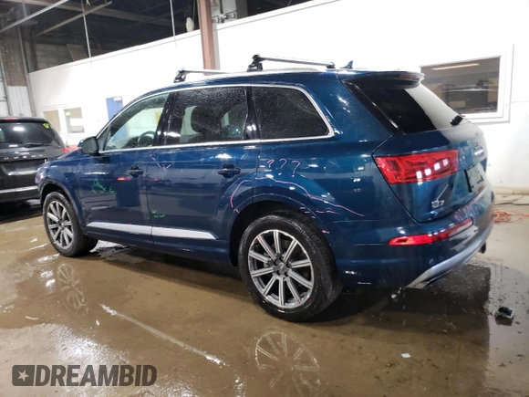 2018 Audi Q7 Premium Plus with VIN WA1LAAF73JD032143, listed as a Copart auction lot 57399785 with 97,893 mi miles and Salvage title. Bid and sale history available at DreamBid. Image 2.