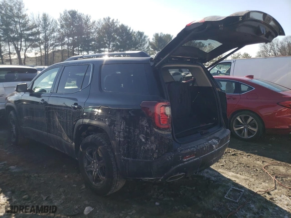 2021 GMC Acadia AT4 with VIN 1GKKNLLS0MZ235738, listed as a Copart auction lot 42195085 with 35,802 mi miles and Salvage Title. Bid and sale history available at carsss.com. Image 2.