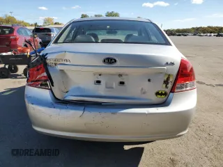 2009 Kia Spectra EX with VIN KNAFE222895603636, listed as a Copart auction lot 75327854 with 169,702 mi miles and Salvage Title. Bid and sale history available at carsss.com. Image 6.