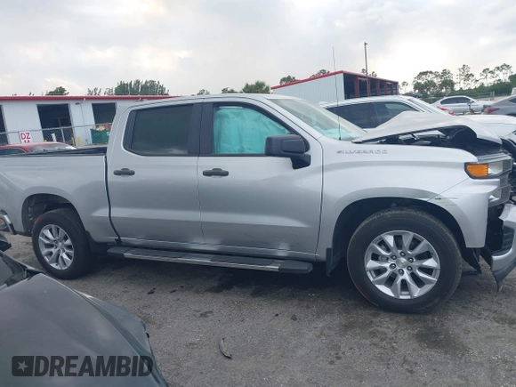 2020 Chevrolet Silverado 1500 Custom with VIN 3GCPWBEF8LG317269, listed as a IAAI auction lot 41708823 with 45,878 mi miles. Bid and sale history available at carsss.com. Image 13.