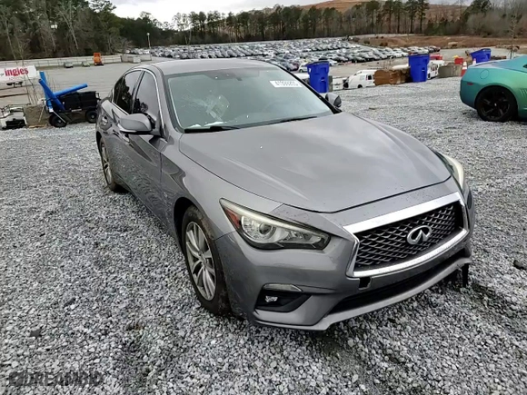 2018 Infiniti Q50 2.0t PURE with VIN JN1CV7APXJM240057, listed as a Copart auction lot 41399205 with 105,974 mi miles and Salvage Title. Bid and sale history available at carsss.com. Image 10.