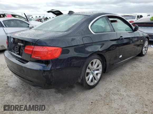 2013 BMW 3 Series 328i with VIN WBAKE3C53DE772078, listed as a Copart auction lot 76229334 with Not Provided miles and Non Repairable. Bid and sale history available at DreamBid. Image 3.