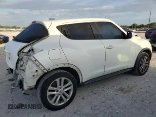 2014 Nissan Juke S with VIN JN8AF5MR5ET453579, listed as a Copart auction lot 52574085 with Not Provided miles and Salvage Title. Bid and sale history available at DreamBid. Image 3.