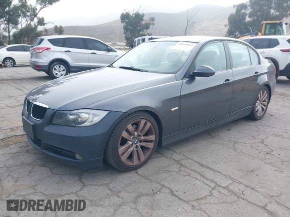 2006 BMW 3 Series 325i with VIN WBAVB135X6KX33048, listed as a IAAI auction lot 42415615 with 205,421 mi miles and . Bid and sale history available at DreamBid. Image 2.