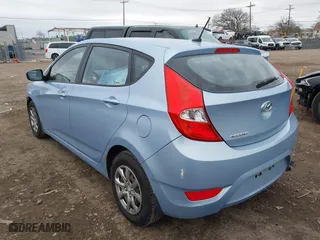 2013 Hyundai Accent GL with VIN KMHCT5AE8DU073123, listed as a IAAI auction lot 41895506 with 78,777 mi miles. Bid and sale history available at carsss.com. Image 3.