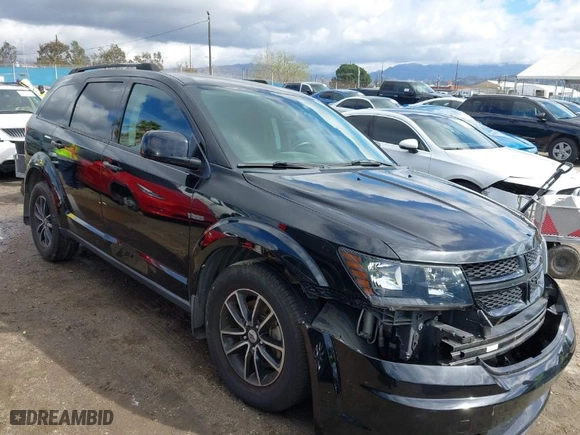 2018 Dodge Journey SE with VIN 3C4PDCAB2JT243124, listed as a IAAI auction lot 41729922 with 78,989 mi miles. Bid and sale history available at carsss.com. Image 1.