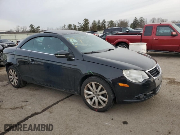 2011 Volkswagen Eos Komfort with VIN WVWBW7AH2BV003962, listed as a Copart auction lot 43893545 with 148,349 mi miles and Salvage Title. Bid and sale history available at DreamBid. Image 4.