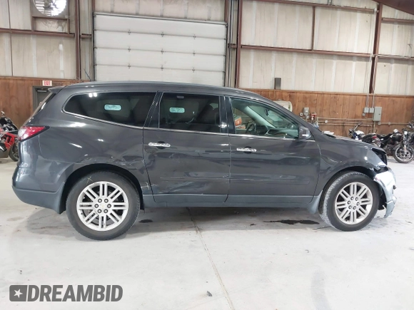 2015 Chevrolet Traverse LT with VIN 1GNKVGKD2FJ349545, listed as a IAAI auction lot 42721056 with 59,876 mi miles and . Bid and sale history available at DreamBid. Image 14.