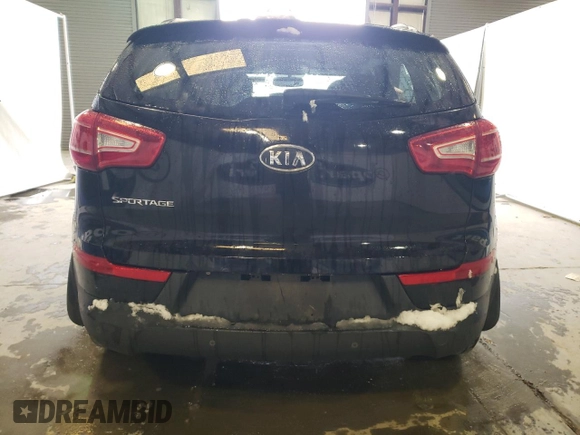 2011 Kia Sportage LX with VIN KNDPB3A29B7106953, listed as a Copart auction lot 87732745 with 187,776 mi miles and Salvage Title. Bid and sale history available at carsss.com. Image 6.