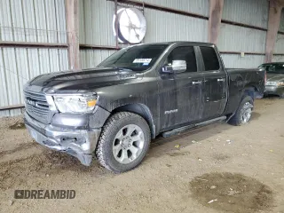 2020 Ram 1500 Big Horn with VIN 1C6RREBG2LN299218, listed as a Copart auction lot 85150214 with 103,807 mi miles and Clean Title. Bid and sale history available at carsss.com. Image 1.