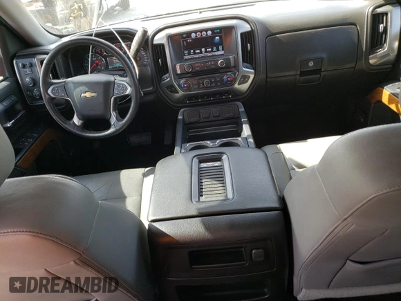 2016 Chevrolet Silverado 1500 LTZ with VIN 3GCUKSEJXGG143939, listed as a Copart auction lot 44329655 with 121,940 mi miles and Salvage Title. Bid and sale history available at DreamBid. Image 8.