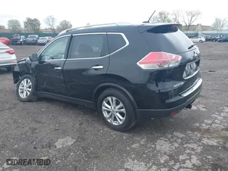 2015 Nissan Rogue SV with VIN KNMAT2MV2FP586911, listed as a IAAI auction lot 41958327 with 124,822 mi miles. Bid and sale history available at carsss.com. Image 3.