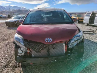 2015 Toyota Sienna SE with VIN 5TDXK3DC8FS688561, listed as a Copart auction lot 46541245 with 73,653 mi miles and Salvage Title. Bid and sale history available at carsss.com. Image 5.