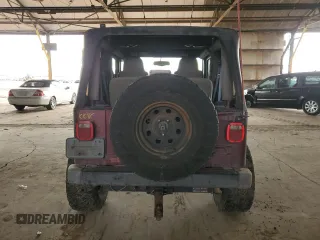 2003 Jeep Wrangler Sahara with VIN 1J4FA59S03P336844, listed as a Copart auction lot 49290345 with 167,726 mi miles and Salvage title. Bid and sale history available at DreamBid. Image 6.