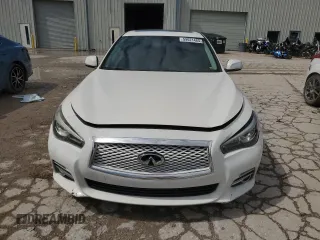 2015 Infiniti Q50 Premium with VIN JN1BV7AP5FM345771, listed as a Copart auction lot 59021485 with 170,199 mi miles and Salvage title. Bid and sale history available at DreamBid. Image 5.