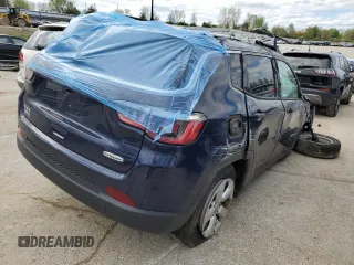 2018 Jeep Compass Latitude with VIN 3C4NJDBB1JT232944, listed as a Copart auction lot 49514104 with 108,402 mi miles and Salvage title. Bid and sale history available at DreamBid. Image 3.