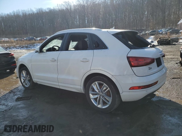 2017 Audi Q3 Premium Plus z VIN WA1JCCFS8HR006944, wystawiony jako Copart lot #41861405 z przebiegiem 90 235 mil mil oraz Szkody całkowita. Historia ofert i sprzedaży dostępna na DreamBid. Obrazek 2.