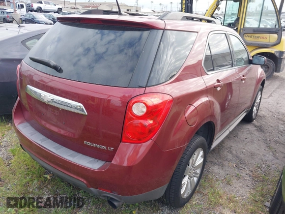 2010 Chevrolet Equinox LT w/2LT with VIN 2CNFLPEY8A6312662, listed as a IAAI auction lot 41868252 with 115,609 mi miles. Bid and sale history available at carsss.com. Image 4.