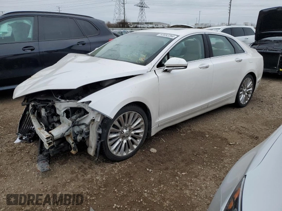 2015 Lincoln MKZ with VIN 3LN6L2J95FR627789, listed as a Copart auction lot 83852264 with 108,790 mi miles and Salvage title. Bid and sale history available at DreamBid. Image 1.