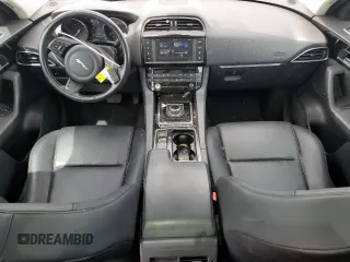 2018 Jaguar F-Pace 30t Premium with VIN SADCJ2GX2JA235993, listed as a Copart auction lot 55149465 with 107,291 mi miles and Salvage title. Bid and sale history available at DreamBid. Image 8.