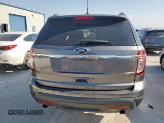 2014 Ford Explorer XLT with VIN 1FM5K7D84EGB94907, listed as a Copart auction lot 53026605 with 0 mi miles and Salvage Title. Bid and sale history available at carsss.com. Image 6.