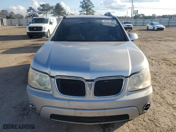 2007 Pontiac Torrent with VIN 2CKDL63F976114343, listed as a Copart auction lot 44421125 with 213466 miles and Salvage Title. Bid and sale history available at carsss.com. Image 5.