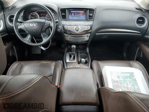 2013 Infiniti JX35 with VIN 5N1AL0MM6DC324143, listed as a Copart auction lot 72313904 with 112,051 mi miles and Salvage Title. Bid and sale history available at carsss.com. Image 8.